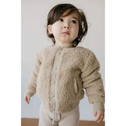 Jamie Kay Theo Teddy Bear Cashew Jacket Outerwear