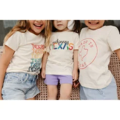 Morado Design Mckinney, Tx Rainbow Type Natural Organic Tee