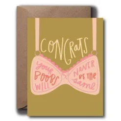 Black Lab Studio Party Time Boobs Will Never Be The Same Greeting Card