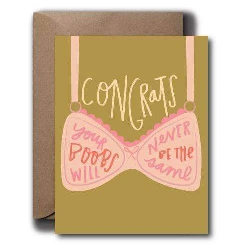 Black Lab Studio Party Time Boobs Will Never Be The Same Greeting Card 3 Black Lab Studio Party Time Boobs Will Never Be The Same Greeting Card