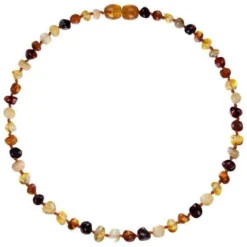 Powell's Owl Amber Baroque Multi Four Color Necklace