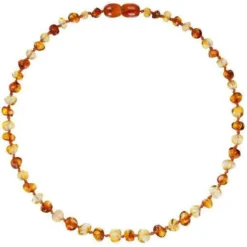 Powell's Owl Amber Baroque Honey + Cognac Necklace Jewelry