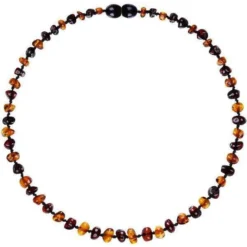 Powell's Owl Amber Baroque Cognac + Cherry Necklace Jewelry