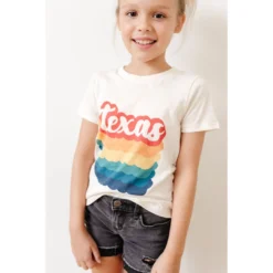 Morado Design Texas Bubble Repeat Natural Organic Tee