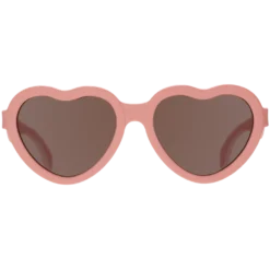 Babiators Can't Heartly Wait Mauve Light Pink Hearts Sunglasses Headwear