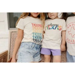 Morado Design Tops Texas Earth Tones Retro Repeat Natural Organic Tee