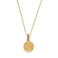 Amano Studio Tiny Zodiac Libra Gold Necklace
