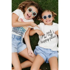 Morado Design Joss + J Happy Place Natural Organic Tee Tops