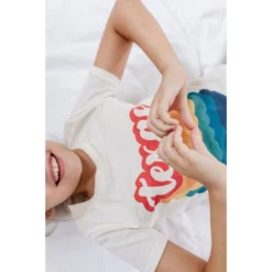 Morado Design Texas Bubble Repeat Natural Organic Tee