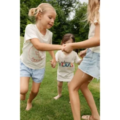 Morado Design Mckinney, Tx Rainbow Type Natural Organic Tee