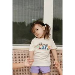 Morado Design Mckinney, Tx Rainbow Type Natural Organic Tee