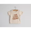 Gladfolk Forever Young Organic Cream Tee Tops