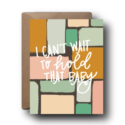 Black Lab Studio Party Time Can't Wait To Hold That Baby Greeting Card 3 Black Lab Studio Party Time Can't Wait To Hold That Baby Greeting Card