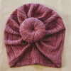 Dolls + Plushies Dusty Mauve Knotted Minikane Turban Hat