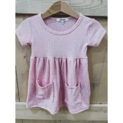 Lia + Lou Pink Stripes Pocket Dress Dresses