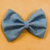 Bows For Show Denim Blue Hair Bow Clip Headwear