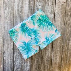 Raelo Swim Pink Palm Soft Swim Shorts