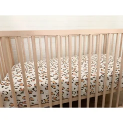 Joss + J Leopard Muslin Crib Sheet