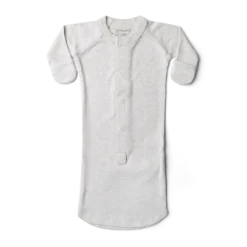 Goumi Kids Preemie + Newborn Storm Gray Bamboo Organic Gown