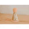 Cutest Little Party # 1/2 Gold Glitter + Blush Pom Trim + White Glitter Party Hat Party Time