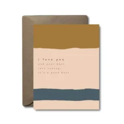 Black Lab Studio Good Butt Love Greeting Card