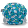 Beau + Belle Littles Light Blue Narwhals Reusable Swim Diaper