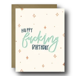 Black Lab Studio Magical Happy Fucking Birthday Greeting Card