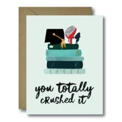 Black Lab Studio Crushed It Grad Greeting Card