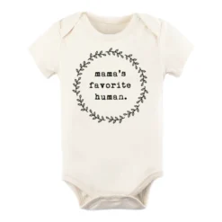 Tenth + Pine Bodysuits Mama's Favorite Human Natural Organic Onesie