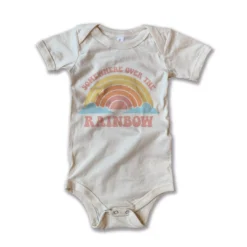 Rivet Apparel Over The Rainbow Vintage Onesie Bodysuits