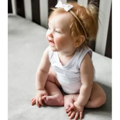 Little Bipsy White Tank Bodysuit Onesie Bodysuits