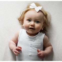 Little Bipsy White Tank Bodysuit Onesie Bodysuits