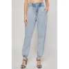J+j Paperbag Denim Women Joggers Pants Jeans Jeans + Pants