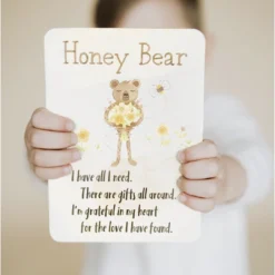Slumberkins Books + Puzzles Honey Bear Snuggler - Gratitude Collection
