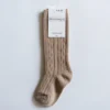 Little Stocking Co Oat Knit Knee High Socks Footwear