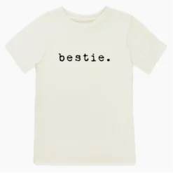 Tenth + Pine Tops Bestie Black + Natural Organic Tee