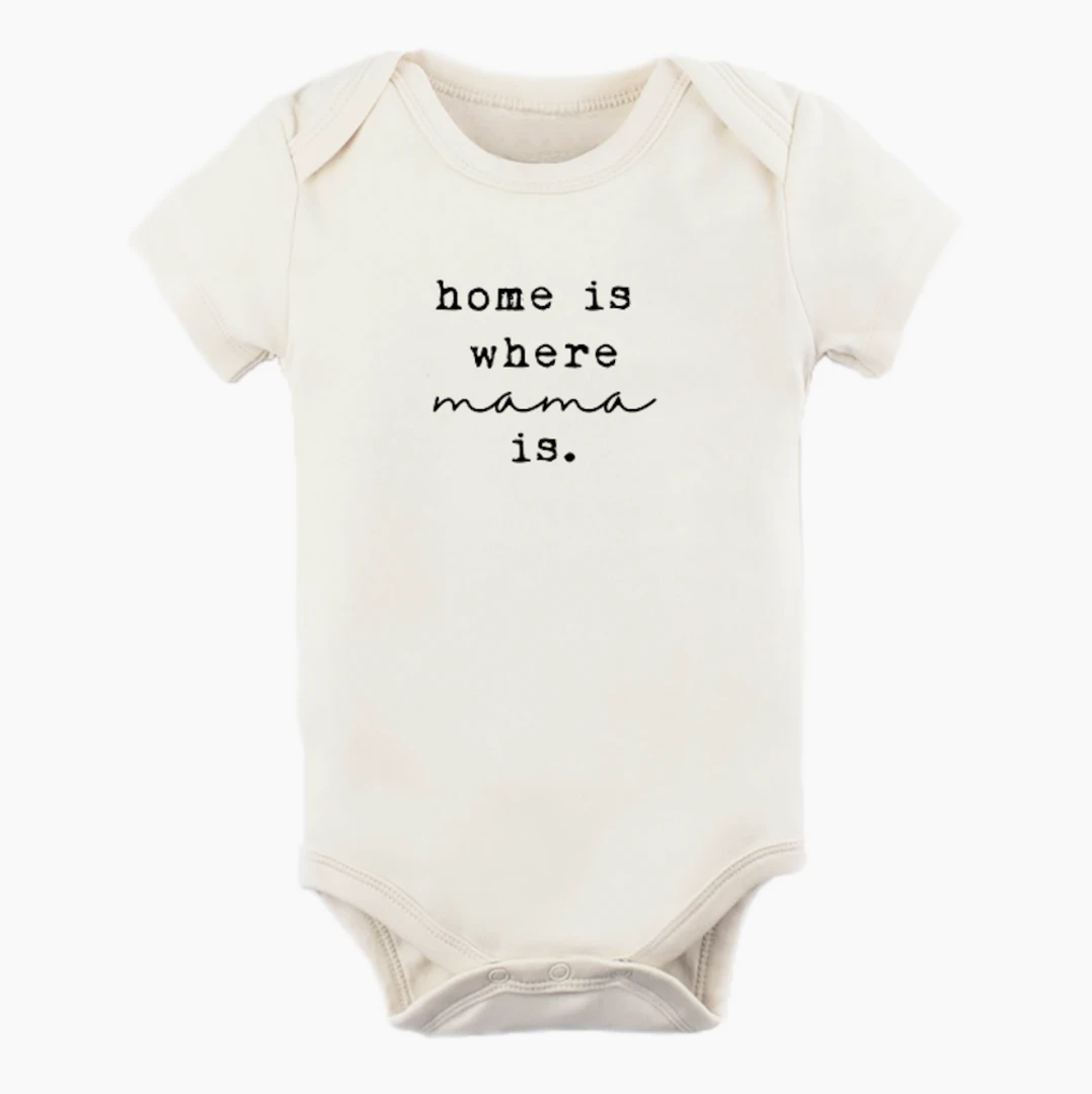 Tenth + Pine Bodysuits Home Is Where Mama Is Natural Organic Onesie 3 Tenth + Pine Bodysuits Home Is Where Mama Is Natural Organic Onesie