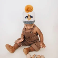 Huggalugs Headwear Bumblebee Knit Beanie