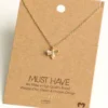 Fame Accessories Necklaces Mini Bee Pendant Necklace
