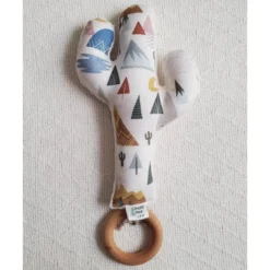 Prickly Pear Lane White Desert Cactus Rattle Toys