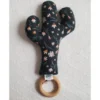 Prickly Pear Lane Green Floral Cactus Rattle 2 Prickly Pear Lane Green Floral Cactus Rattle