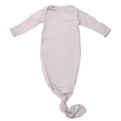 Three Little Tots Preemie + Newborn Harbor Mist Knotted Gown