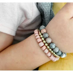 Little Lunds Co Jasper Stone Bracelet