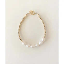 Little Lunds Co Jewelry Gold + Pearls Bracelet