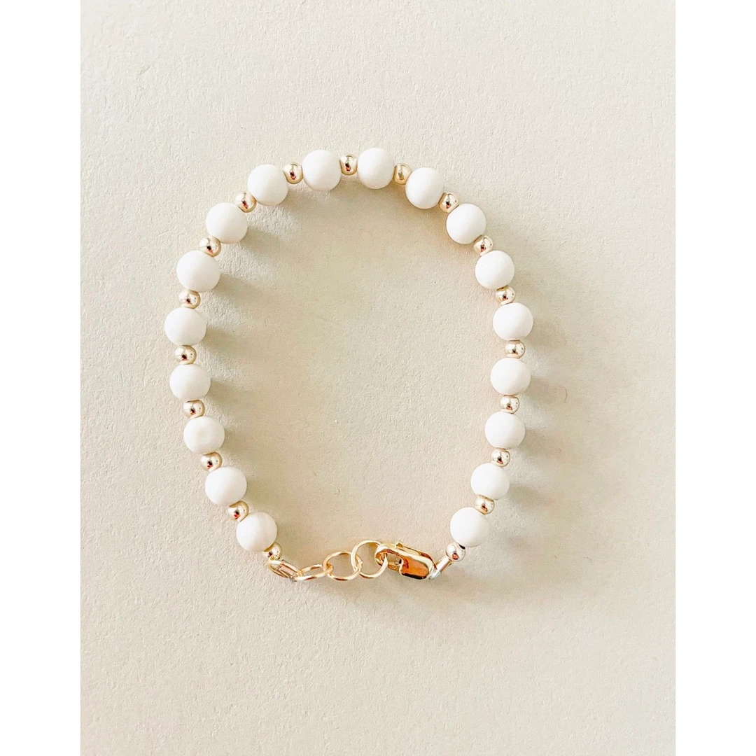 Little Lunds Co Cream + Gold Bracelet Jewelry 3 Little Lunds Co Cream + Gold Bracelet Jewelry