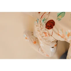 Retro Beach Bamboo Zip Sleeper + Ruffles - Arrows & Bow X Joss + J