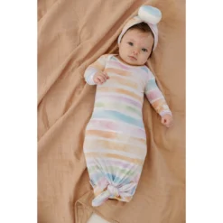 Sunset Stripes Knotted Turban Hat - Arrows & Bow X Joss + J