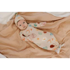 Retro Beach Bamboo Knotted Gown - Arrows & Bow X Joss + J Preemie + Newborn