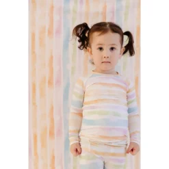 Sunset Stripe Bamboo Lounge Set - Arrows & Bow X Joss + J Two-Piece Sets