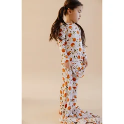 Two-Piece Sets Orange Blossom Bamboo Lounge Set - Arrows & Bow X Joss + J